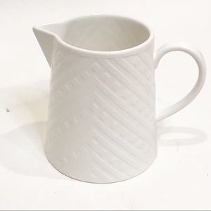 Lauren RL White Modernist Creamer NEW Ivory Pitcher Contemporary Farmhouse